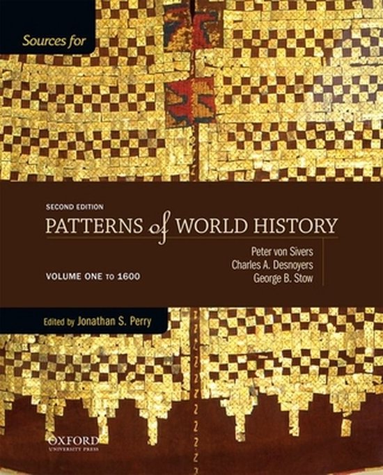 Sources for Patterns of World History 9780199399727 J Perry