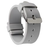 Siliconen Horlogeband 20MM Grijs | British Elegance Watchstraps