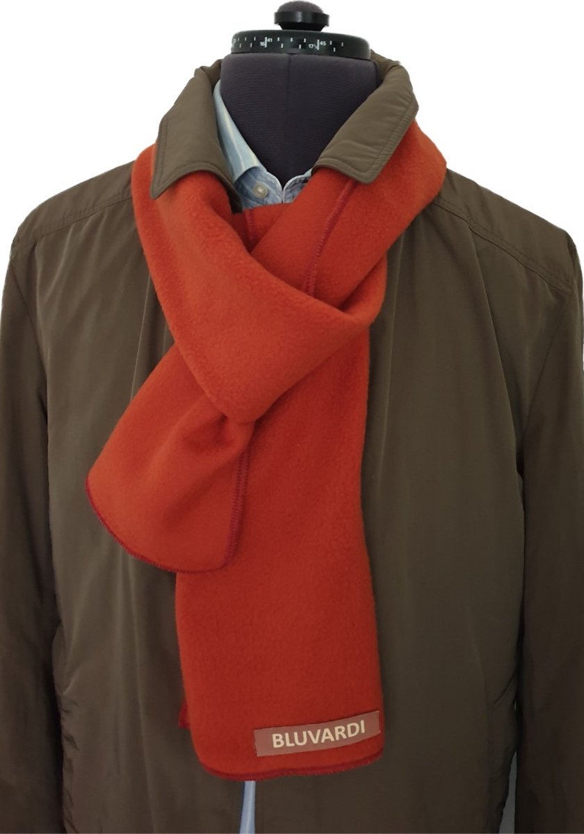 Bluvardi- Antipiling Fleece Sjaal - Oranje