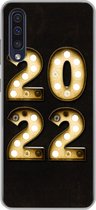 Geschikt voor Samsung Galaxy A50 hoesje - Oudejaarsavond - Nieuwjaar - 2022 - Siliconen Telefoonhoesje
