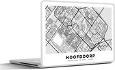 Laptop sticker - 13.3 inch - Stadskaart - Hoofddorp - Nederland - 31x22,5cm - Laptopstickers - Laptop skin - Cover