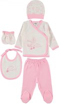 Olifant - Baby newborn 5-delige kleding set meisjes - Babykleding