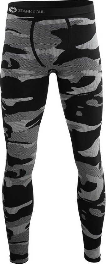 Chemise et pantalon thermiques fonctionnels pour hommes en camouflage - S/M
