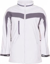 Planam softshell jas Plaline (2700) - Wit | Grijs - XL