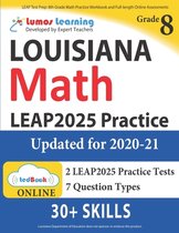 LEAP Test Prep: 8th Grade Math Practice Workbook and Full-length Online Assessments: LEAP Study Guide