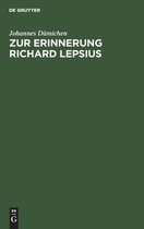 Zur Erinnerung Richard Lepsius