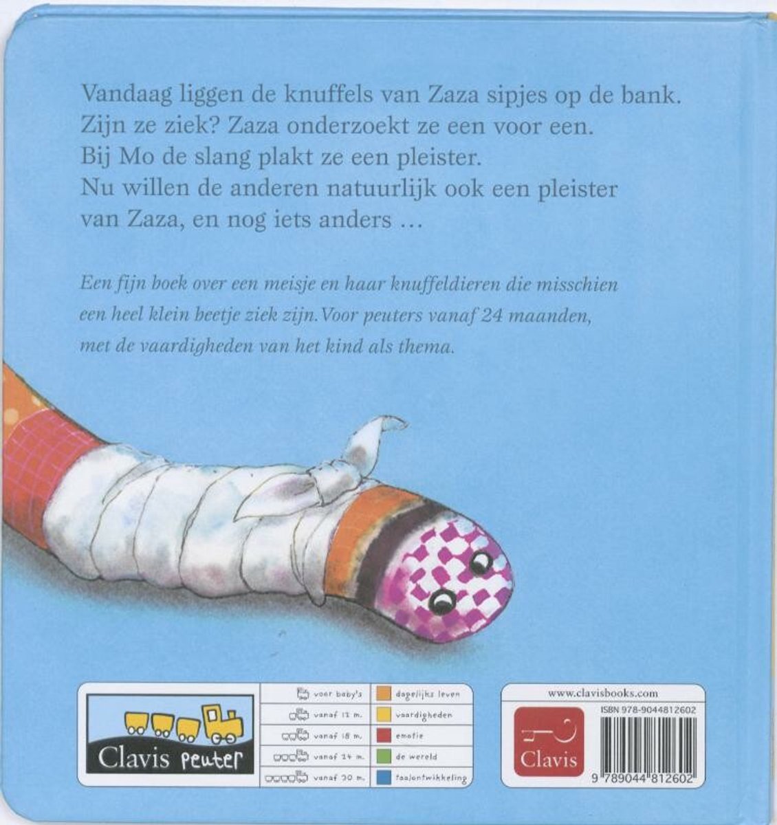 Zaza - Zaza speelt doktertje - back cover