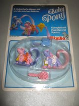 Simba Baby Pony's 2 stuks met haarclip en kam My little pony