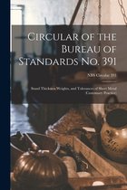 Circular of the Bureau of Standards No. 391