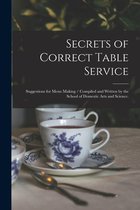 Secrets of Correct Table Service