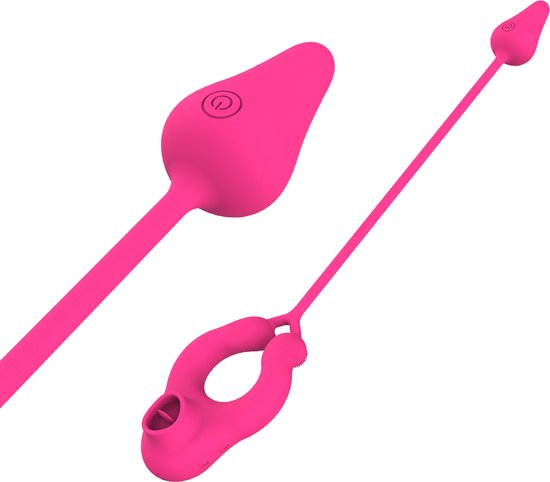 Cockring Vibrant En Silicone Pour Couples Avec Imitation De Langue Et Oeuf  Vibrant