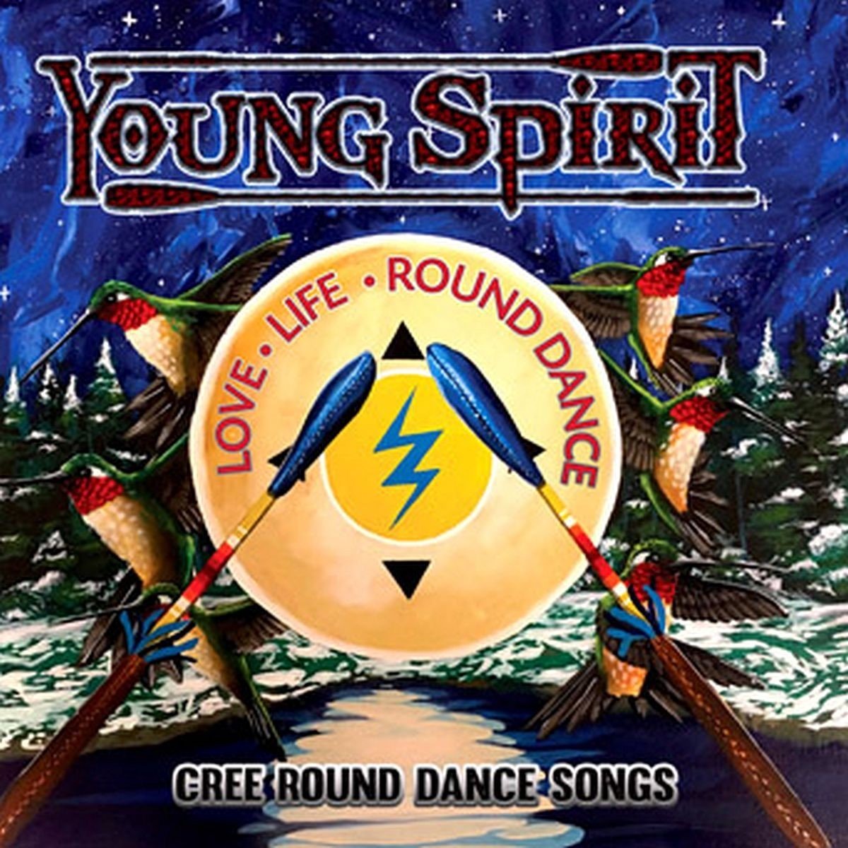 Young Spirit - Love, Life And Round Dance-Cree Round Dance Songs (CD)