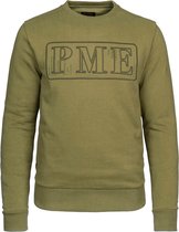 PME Legend Trui Brushed Olijfgroen - maat XL
