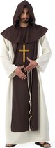 Monnik & Pater & Priester Kostuum | Cistercienzer Trappist Monnik | Man | Maat 60 | Carnavalskleding | Verkleedkleding