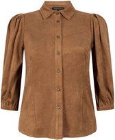 Tramontana | Suedine Blouse | Hazelnut | Maat M | Blouse Dames Volwassen