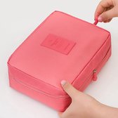 SFT Products Travel Toiletbag - Reis Toilet Bag Make Up Organizer - Cosmetica Etui Tasje - Pink- Travel Tasorganizer - Tasje Voor Toiletbenodigheden & Beautyaccessoires - Roze