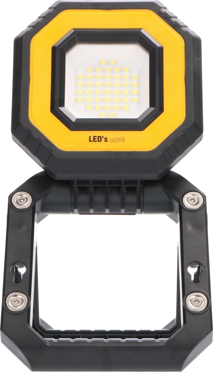 LED's Work Compacte Werklamp - Water en stofdicht - Oplaadbaar & Dimbaar - Zwart