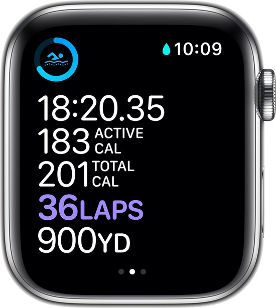 Apple Watch S6 Stainless 44mm Silver Bracelet Milanese LTE iOS | bol.com
