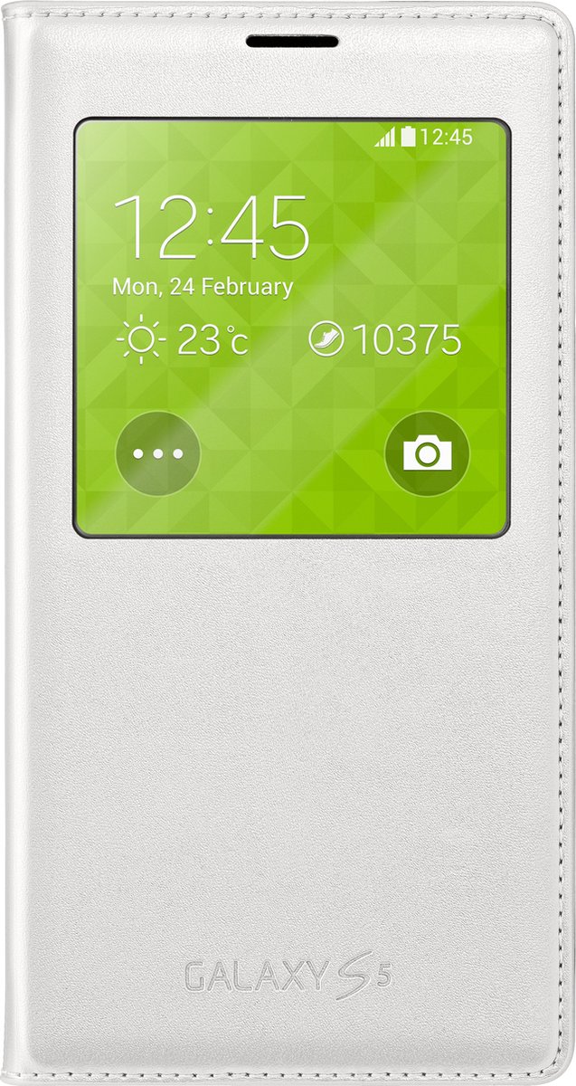 Samsung S-view cover - wit - voor Samsung G900 Galaxy S5/ S5 Neo