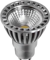 LED Spot 6W gu10 dimbaar 220V - Zilver - 6000K - Daglicht wit (860)