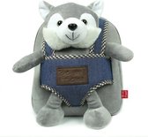 rugzak Husky 2,7 liter 26 cm polyester grijs