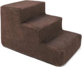 Nevada - Hondentrap - 30cm hoog - Voor honden met rug- of gewrichtsproblemen - Bruin