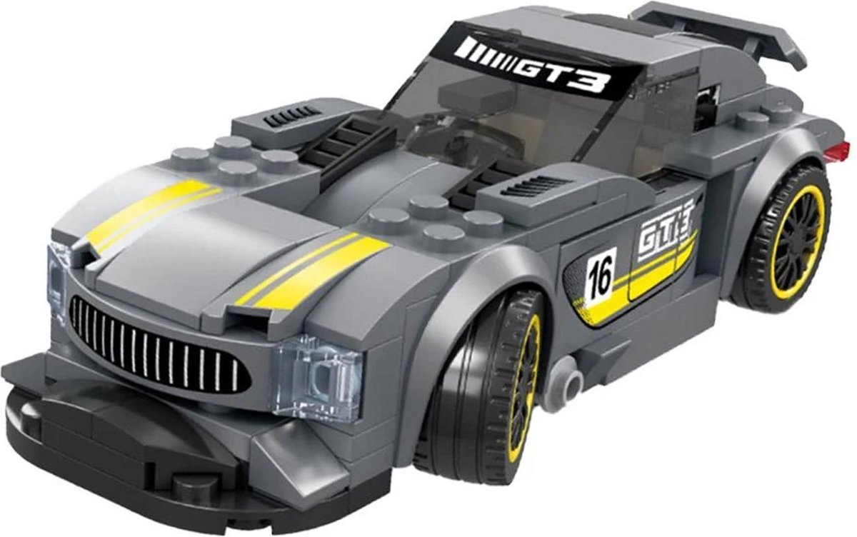 Wange Supercar GT3 - 174 Onderdelen - Compatibel met grote merken - Bouwset - Bouwdoos