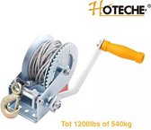 Hoteche Katrol 1200lbs - 540kg - Handlier met een positieve rem