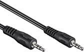 Jack Kabel 3.5 mm - Male to Male - Universeel - Zwart - 2 meter - Allteq