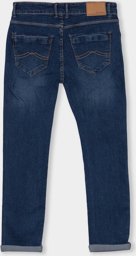 Tiffosi-jongens-jeans-spijkerbroek-slim-fit-John K338-kleur: blauw-maat 128  | bol.com