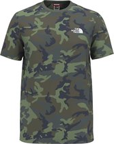 The North Face S/S Simple Dome heren shirt groen dessin