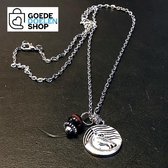 GoedeDoelen.Shop | Ketting Nora | Paarden Ketting | Ketting Met Natuursteen | Rode Tijgeroog | Amulet Ketting | Paardenwelzijn | Cadeautje | Dierenwelzijn | Wellness-House