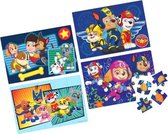 legpuzzels Paw Patrol 22,8 cm hout blauw 4 stuks