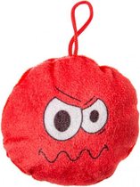 knuffel-emoji boos rood 10 cm