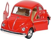 Metalen Volkswagen Klassieke Kever 1967: Rood