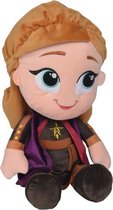 knuffel Frozen 2 Anna junior 43 cm pluche bruin