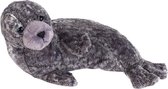 knuffelzeehond junior 30 cm pluche grijs