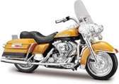 schaalmodel Harley Davidson 1999 Flhr Road King 1:18 goud