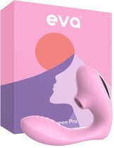 Eva® Queen Pro - Vibrator & Dildo - Krachtige Luchtdruk - Perfecte G-Spot Stimulator & Clitoris Satisfyer - Sex Toys - Vibrators voor Vrouwen en Koppels - Fluisterstil & Discreet Bezorgd - Erotiek Seksspeeltjes - Blossom Pink