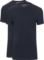 Slater 2-pack Basic Fit T-shirt Navy - maat L