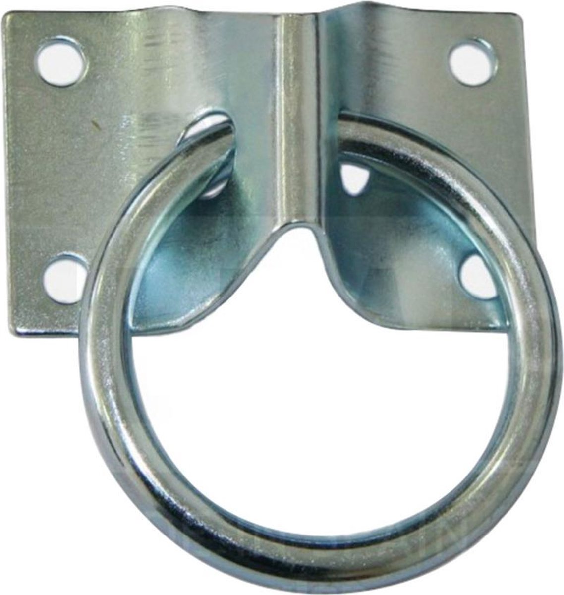 Aanlegring - Met grondplaat - 70 x 45mm - Verzinkt
