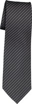ETERNA stropdas - zwart gestreept - Maat: One size
