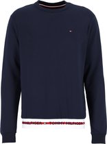 Tommy Hilfiger Nature Tech sweatshirt - heren trui O-hals - middeldik - blauw - Maat: XL