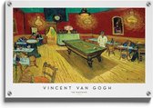 Walljar - Vincent van Gogh - Het Nachtcafé - Muurdecoratie - Plexiglas schilderij