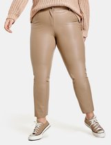 SAMOON Imitatieleren 5-pocket-broek Betty