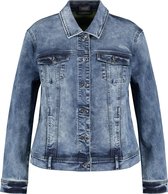 SAMOON Dames Denim jack Blue Denim-52