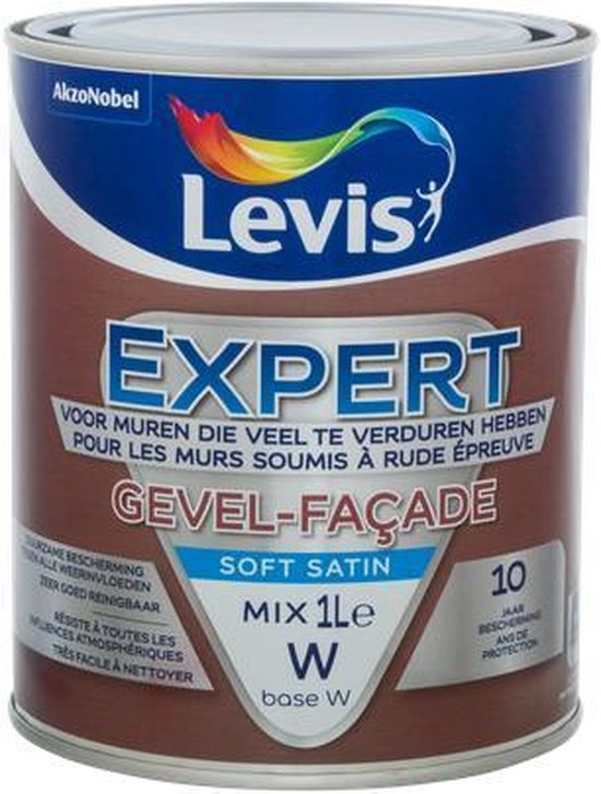 Levis gevelverf Expert mix base W soft zijdeglans 1L