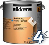 Sikkens Redox AC Multi Primer voor verzinkt staal, Aluminium, kunststofen koper - 1 L -  RAL 7042 Grijs