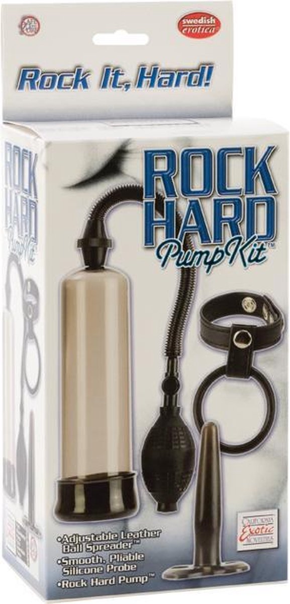 Goedkoopste California Exotic Novelties Rock Hard - Penispomp - Zwart - Ø 60 mm