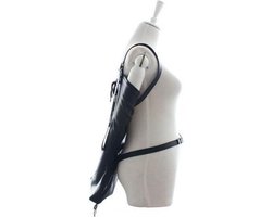 Kunstleren Armbinders - Zwart